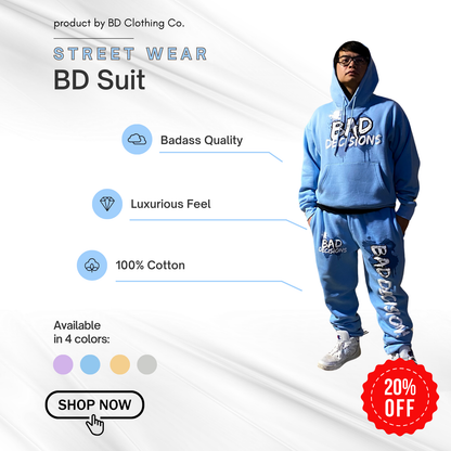 Icey Blue BD Sweatpants